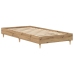 Estructura de cama sin colchón roble artesanal 90x190 cm madera