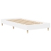 Estructura de cama sin colchón madera blanca 75x190 cm