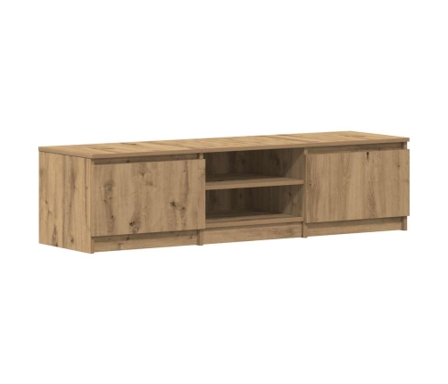 Mueble de TV madera de ingeniería roble artisan 140x40x36 cm