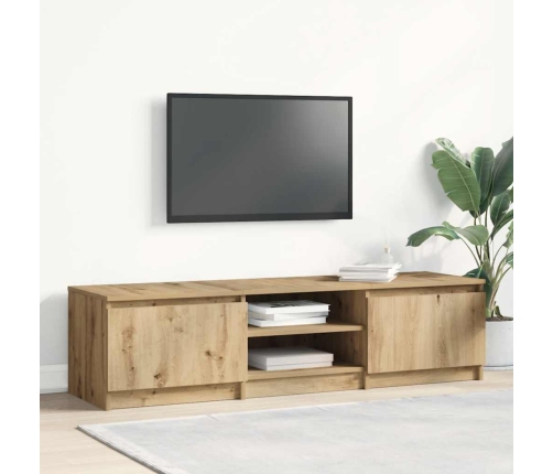 Mueble de TV madera de ingeniería roble artisan 140x40x36 cm