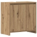 Mueble de lavabo de baño madera roble artisan 60x33x60 cm