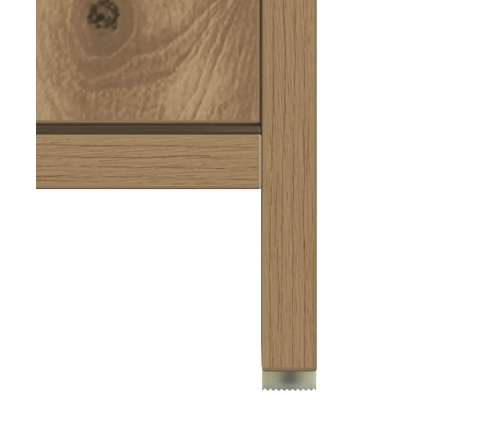 Mueble de lavabo de baño madera roble artisan 60x33x60 cm