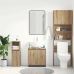 Mueble de lavabo de baño madera roble artisan 60x33x60 cm