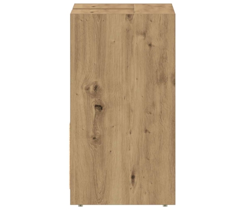 Mueble de lavabo de baño madera roble artisan 60x33x60 cm