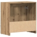 Mueble de lavabo de baño madera roble artisan 60x33x60 cm