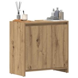 Mueble de lavabo de baño madera roble artisan 60x33x60 cm