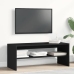 Mueble para TV madera contrachapada negro100x40x40 cm