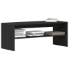 Mueble para TV madera contrachapada negro100x40x40 cm