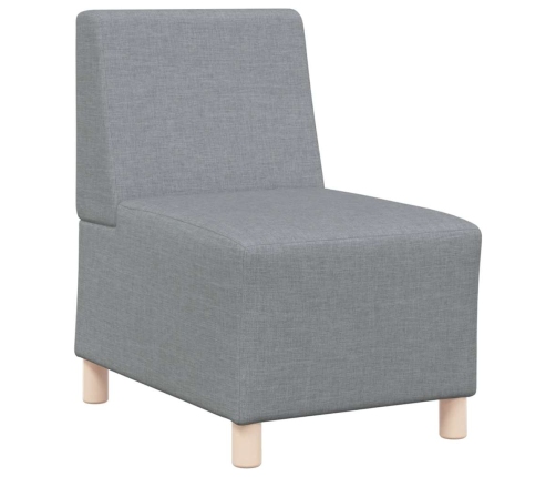 Sillón Sofá Tela Gris Claro 55 cm