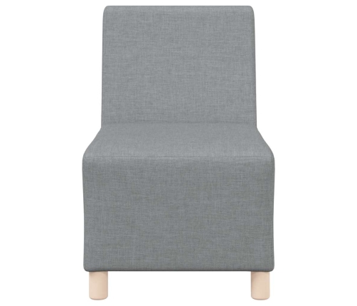 Sillón Sofá Tela Gris Claro 55 cm