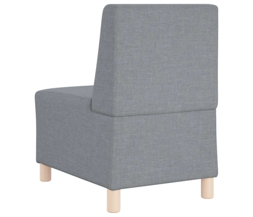 Sillón Sofá Tela Gris Claro 55 cm