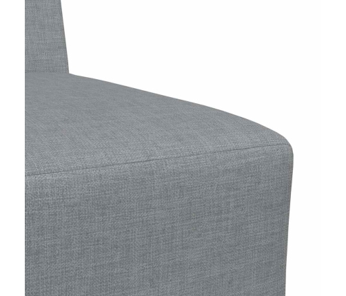 Sillón Sofá Tela Gris Claro 55 cm