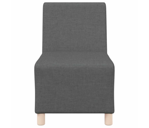 Sillón Sofá Tela Gris Oscuro 55 cm