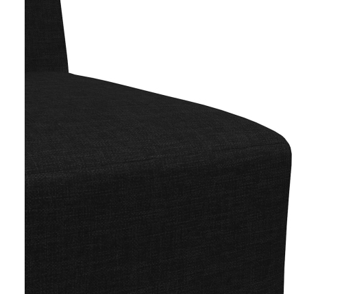 Sillón de tela negro 55 cm