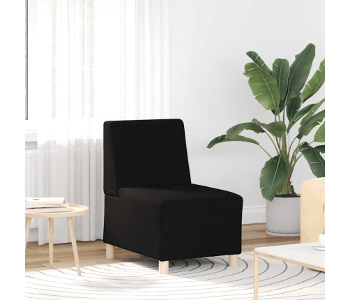 Sillón de tela negro 55 cm