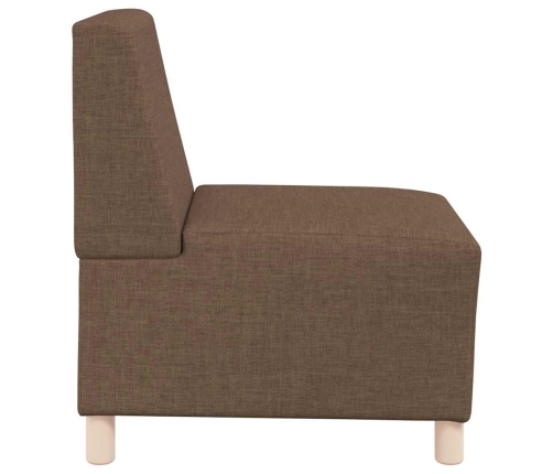 Sillón de tela marrón 55 cm