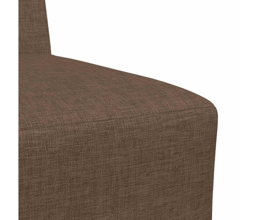 Sillón de tela marrón 55 cm