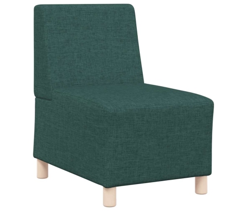 Sillón Sofá Tela Verde Oscuro 55 cm