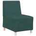 Sillón Sofá Tela Verde Oscuro 55 cm