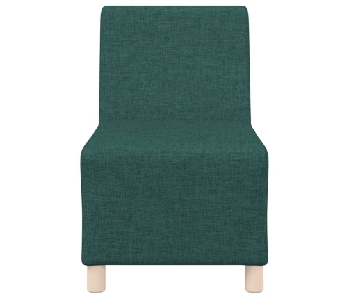 Sillón Sofá Tela Verde Oscuro 55 cm