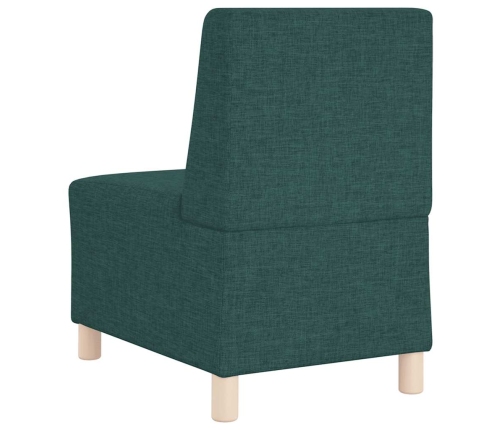 Sillón Sofá Tela Verde Oscuro 55 cm