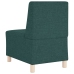 Sillón Sofá Tela Verde Oscuro 55 cm