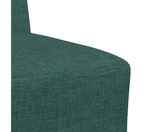 Sillón Sofá Tela Verde Oscuro 55 cm