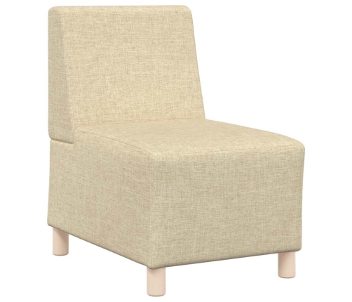 Sillón Sofá Tela Crema 55 cm