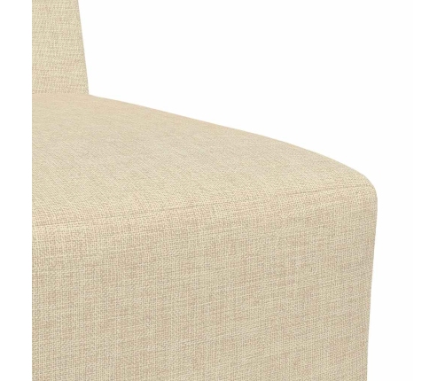 Sillón Sofá Tela Crema 55 cm