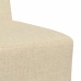 Sillón Sofá Tela Crema 55 cm