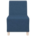 Sillón de tela azul 55 cm