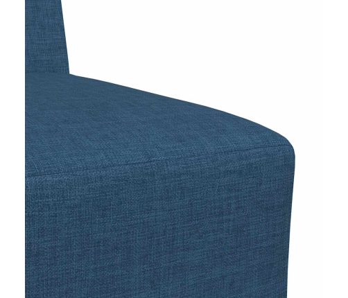 Sillón de tela azul 55 cm