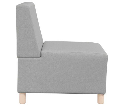 Sillón de tela gris nube 55 cm