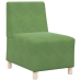 Sillón sofá verde claro 55 cm terciopelo