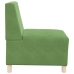 Sillón sofá verde claro 55 cm terciopelo