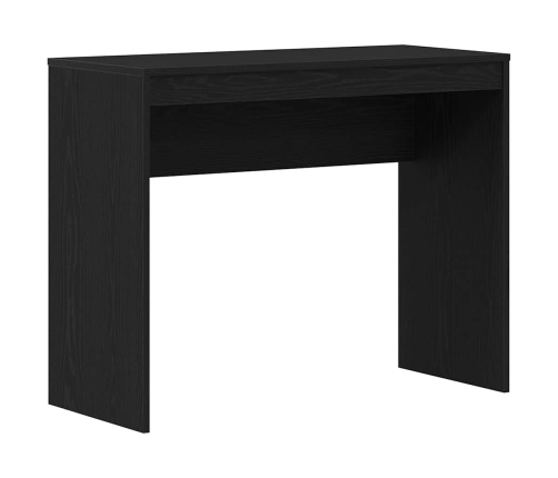 Escritorio roble negro 90x40x72 cm madera de ingeniería