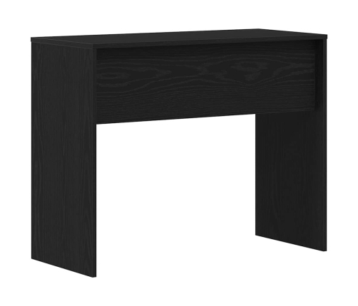 Escritorio roble negro 90x40x72 cm madera de ingeniería