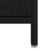 Mueble de baño para lavabo de madera de roble negro 60x33x60 cm