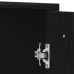 Mueble de baño para lavabo de madera de roble negro 60x33x60 cm