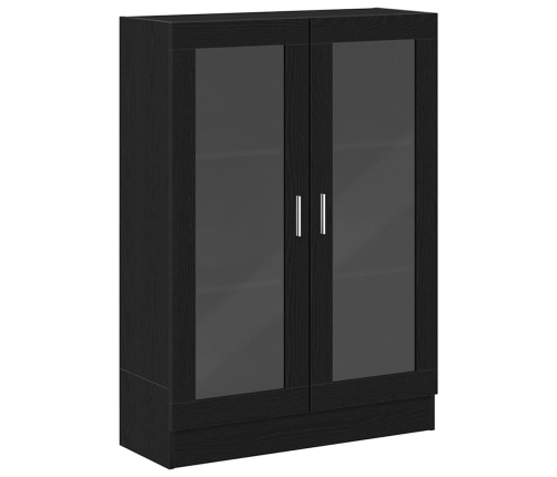 Librería de roble negro 82,5x30,5x115 cm Madera de ingeniería