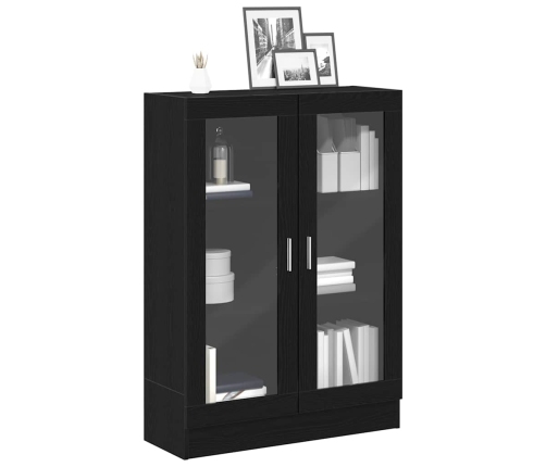 Librería de roble negro 82,5x30,5x115 cm Madera de ingeniería