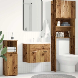 Mueble de baño para lavabo de madera antigua 60x38,5x46 cm