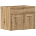 Mueble de lavabo de baño madera roble artisan 60x38,5x46 cm