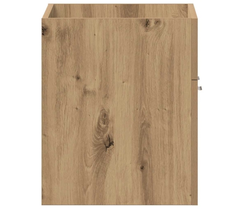 Mueble de lavabo de baño madera roble artisan 60x38,5x46 cm