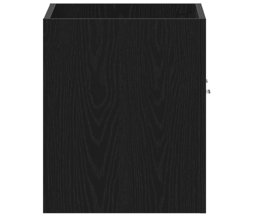 Mueble de baño para lavabo de roble negro 60x38,5x46 cm