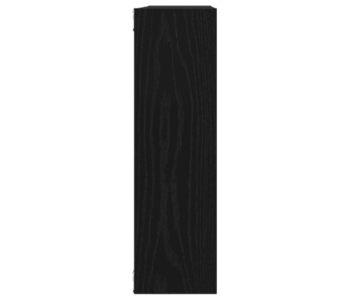 Estante de pared  roble negro 75x16x55 cm madera de ingeniería