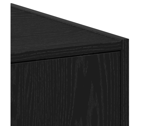 Boticario de madera de roble negro 30x41x144,5 cm