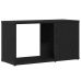 Mueble de TV de madera de roble negro 60x24x32 cm