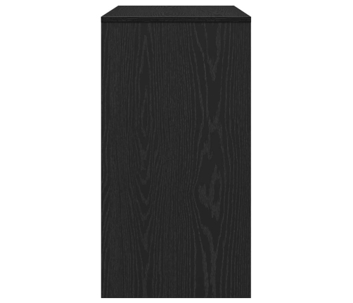 Mesa consola roble negro 89x41x76,5 cm madera de ingeniería