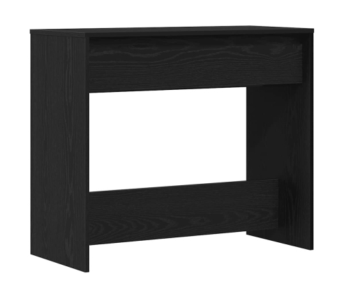 Mesa consola roble negro 89x41x76,5 cm madera de ingeniería